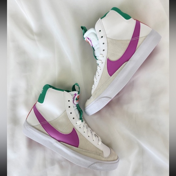 Nike Shoes 7y Fits Womens Nike Blazer Mid 77 Purple 85 Poshmark
